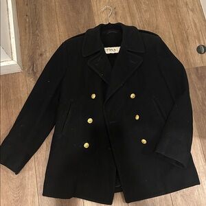 Navy/Sterlingwear Vintage Peacoat in Black